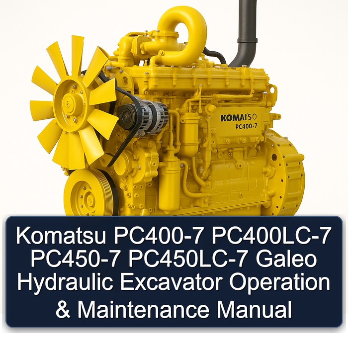 Manual de Operación y Mantenimiento - Excavadora Hidráulica Komatsu Galeo PC400-7, PC400LC-7, PC450-7, PC450LC-7