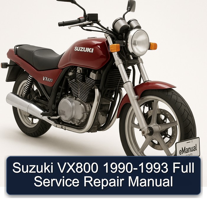 Suzuki VX800 1990-1993 Full Manual de servicio y reparación