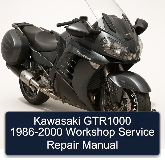 Kawasaki GTR1000 1986-2000 Workshop Manual de servicio y reparación