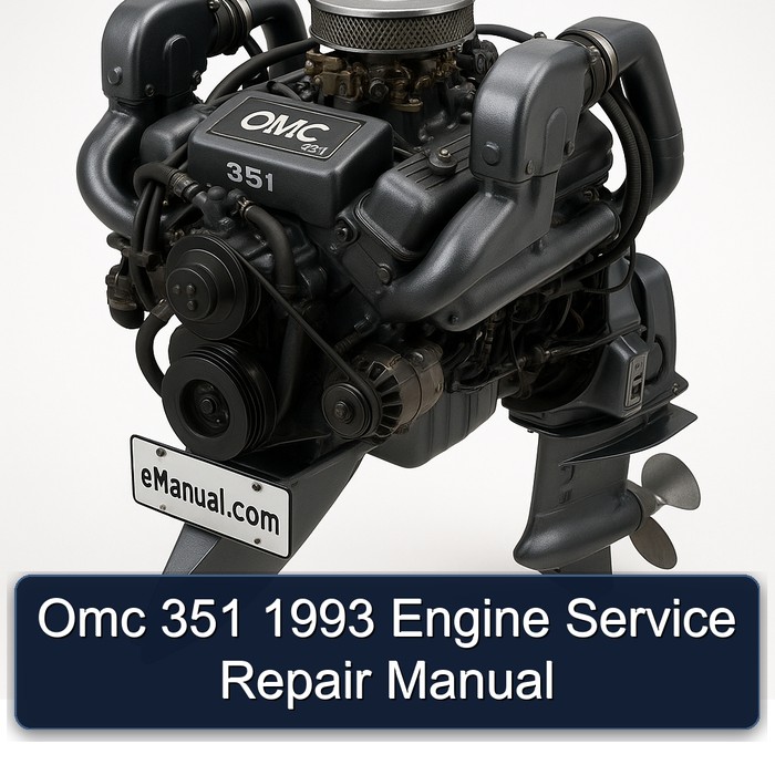 Omc 351 1993 Engine Service Repair Manual