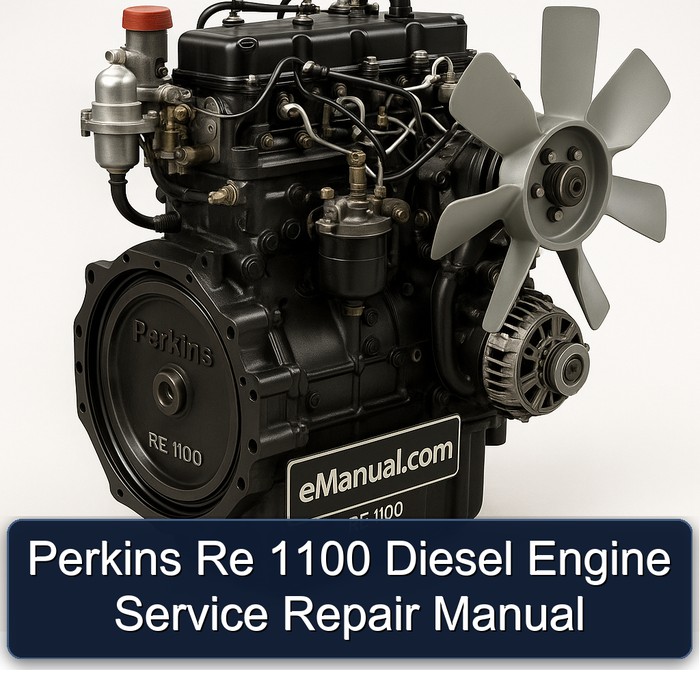 Manual de Servicio y Reparación del Motor Diesel Perkins Re 1100