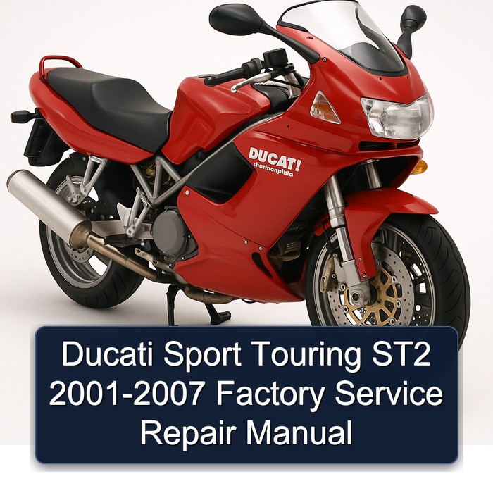 Ducati Sport Touring ST2 2001-2007 Factory Manual de servicio y reparación