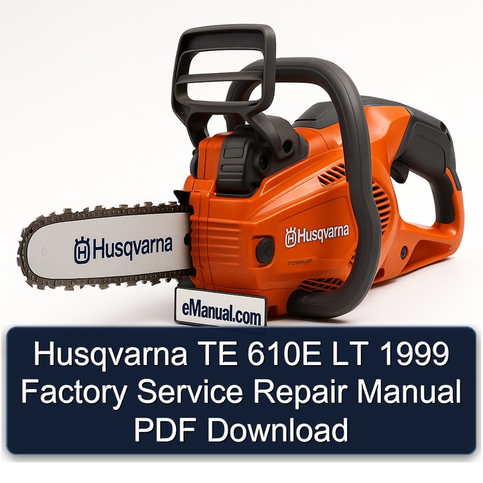 Husqvarna TE 610E LT 1999 Factory Service Repair Manual PDF Download