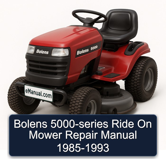 Manual de Reparación de Cortacésped Bolens Serie 5000 (1985-1993)