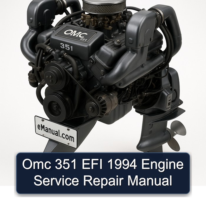 Omc 351 EFI 1994 Engine Service Repair Manual 