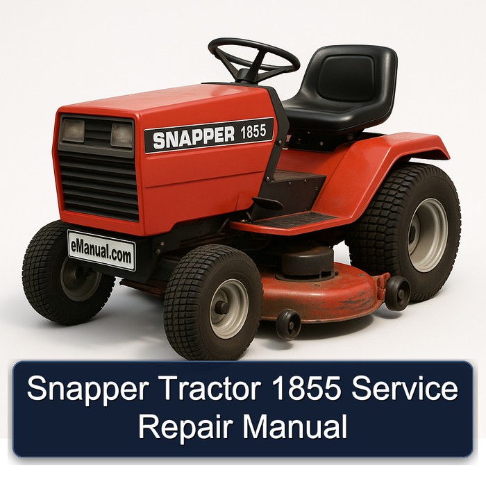 Snapper Tractor 1855 Service Repair Manual