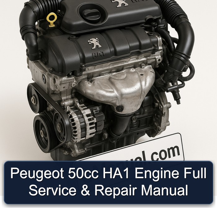 Manual Completo de Servicio y Reparación para Motor Peugeot 50cc HA1