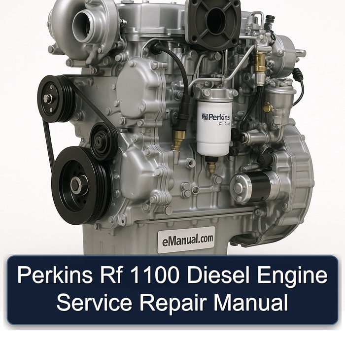 Manual de Servicio y Reparación del Motor Diésel Perkins Rf 1100