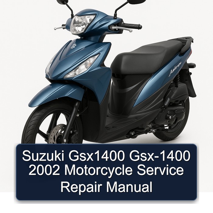 Suzuki Gsx1400 Gsx-1400 2002 Motorcycle Manual de servicio y reparación
