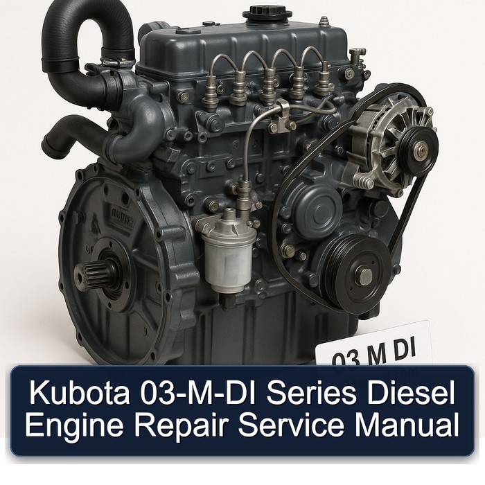 Kubota 03-M-DI Dieselmotor Reparaturhandbuch