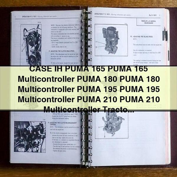Manual de Servicio y Reparación de Tractores CASE IH PUMA 165-210 Multicontroller