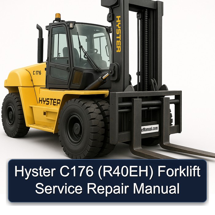 Hyster C176 (R40EH) Gabelstapler Service- und Reparaturhandbuch