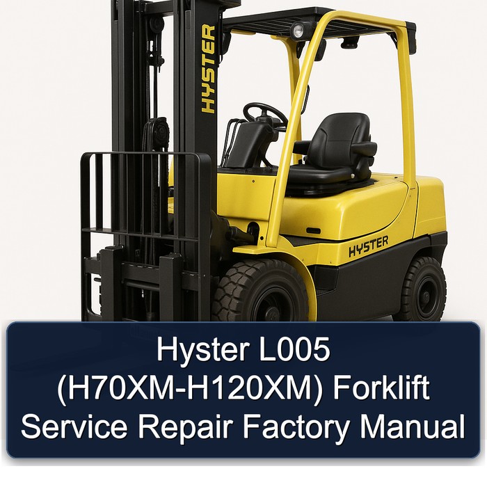 Manual de Servicio y Reparación de la Carretilla Elevadora Hyster L005 (H70XM-H120XM)