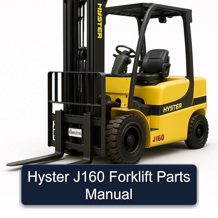 Manual de Piezas para Carretilla Elevadora Hyster J160
