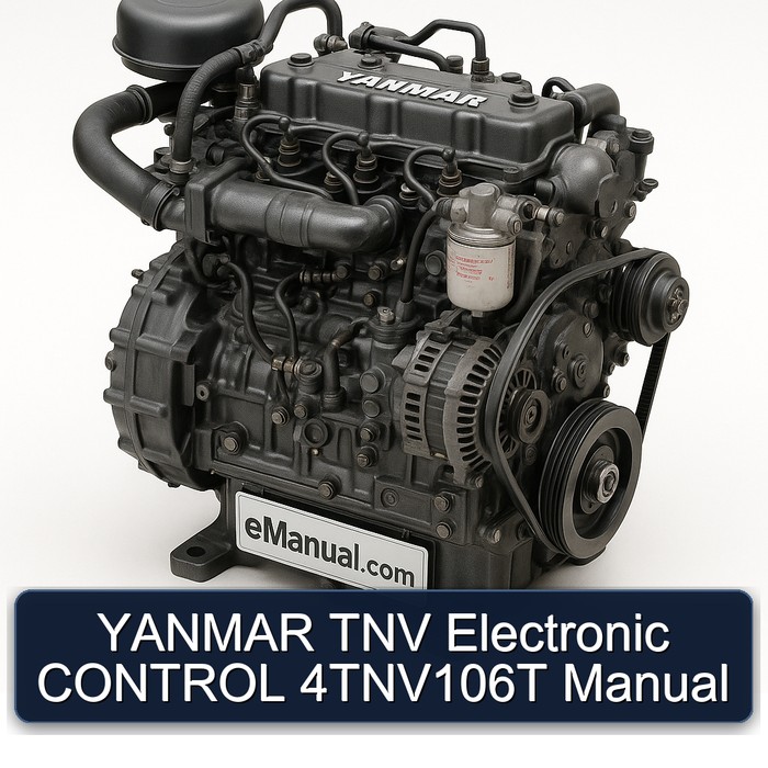 YANMAR TNV Electronic CONTROL 4TNV106T Manual