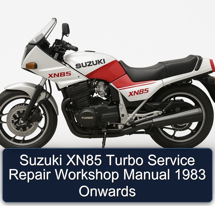 Suzuki XN85 Turbo Service Repair Workshop Manual 1983 Onwards