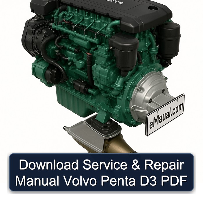 Download Service & Repair Manual Volvo Penta D3 PDF