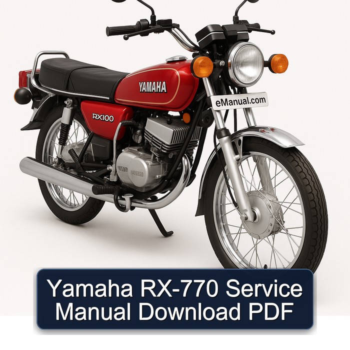 Manual de Servicio Yamaha RX-770 (PDF)