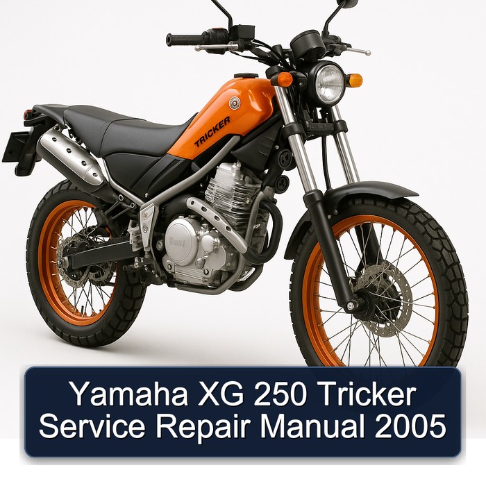 Yamaha XG 250 Tricker Service Repair Manual 2005