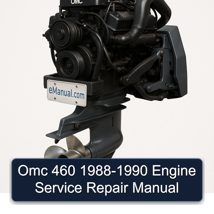 Omc 460 1988-1990 Engine Service Repair Manual