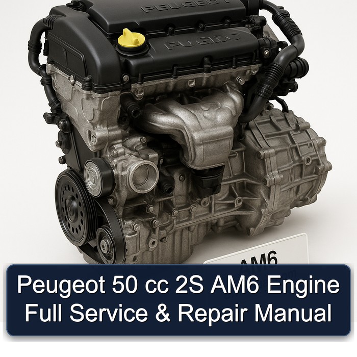 Manual de Servicio y Reparación Completo Peugeot 50 cc 2S AM6