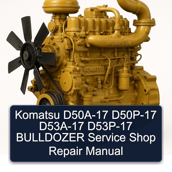 Komatsu D50A-17 D50P-17 D53A-17 D53P-17 BULLDOZER Service Shop Repair Manual