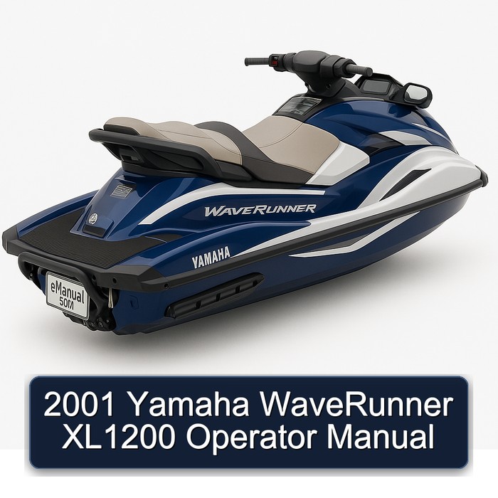 2001 Yamaha WaveRunner XL1200 Operator Manual