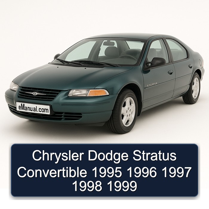 Chrysler Dodge Stratus Convertible 1995 1996 1997 1998 1999
