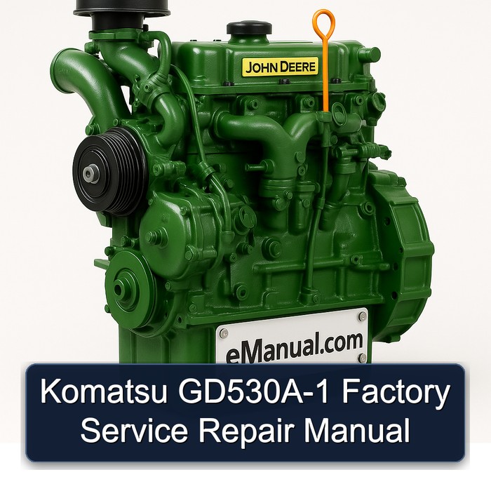 Komatsu GD530A-1 Factory Manual de servicio y reparación