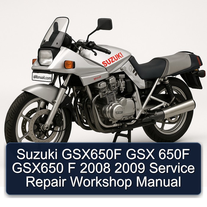 Suzuki GSX650F GSX 650F GSX650 F 2008 2009 Service Repair Workshop Manual