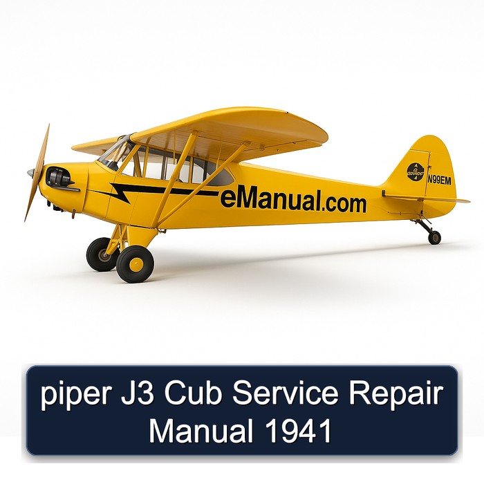 piper J3 Cub Service Repair Manual 1941