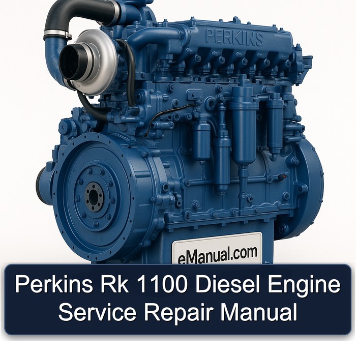 Manual de Servicio y Reparación del Motor Diesel Perkins Rk 1100