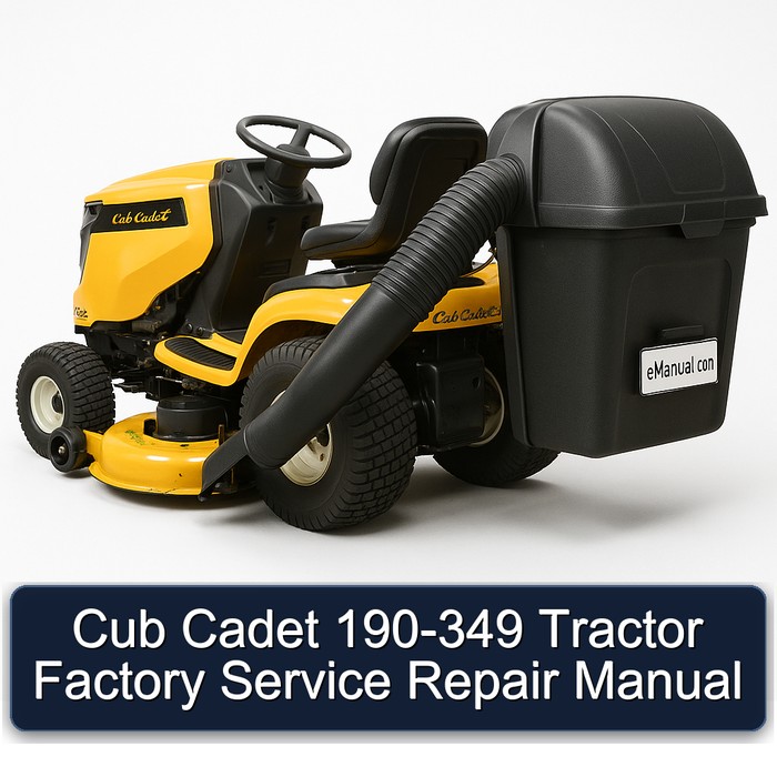 Cub Cadet 190-349 Tractor Workshop Service Repair Manual PDF Download