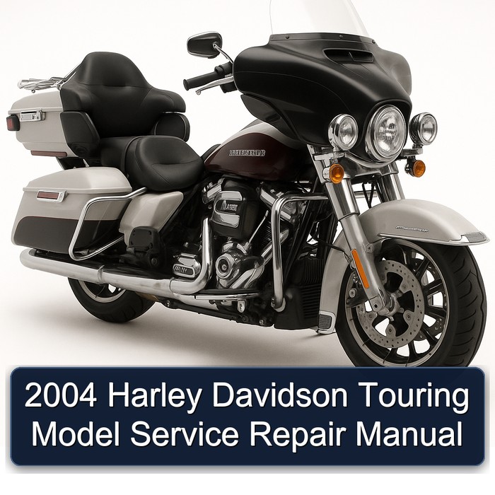 2004 Harley Davidson Touring Model Manual de servicio y reparación
