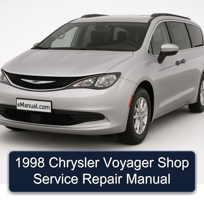 1998 Chrysler Voyager Shop Manual de servicio y reparación