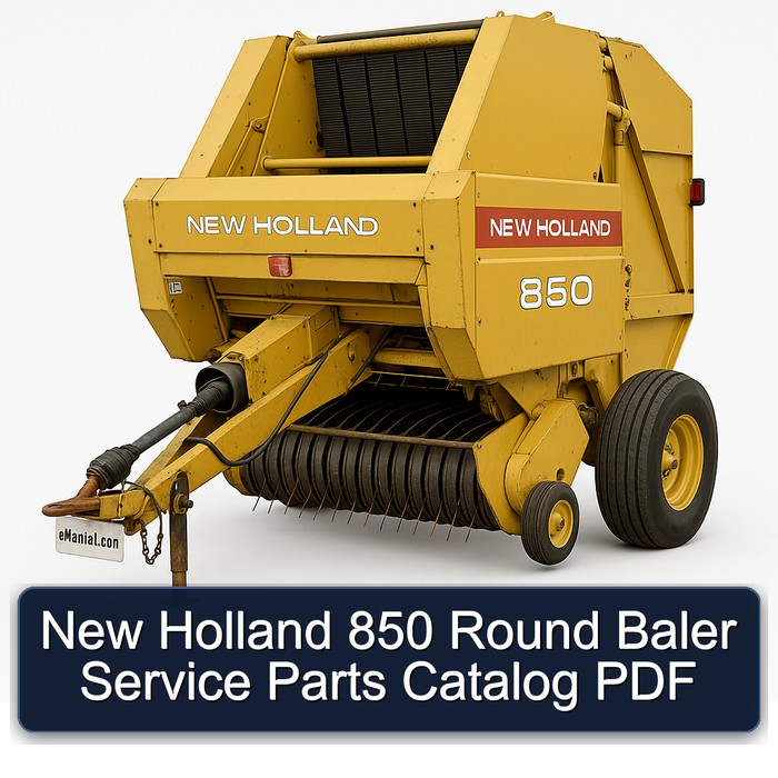 New Holland 850 Rundballenpressen Ersatzteilkatalog PDF