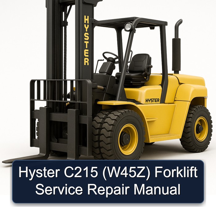 Hyster C215 (W45Z) Forklift Service Repair Manual