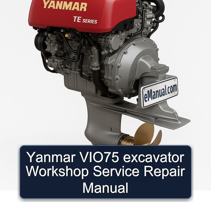 Yanmar VIO75 excavator Workshop Service Repair Manual