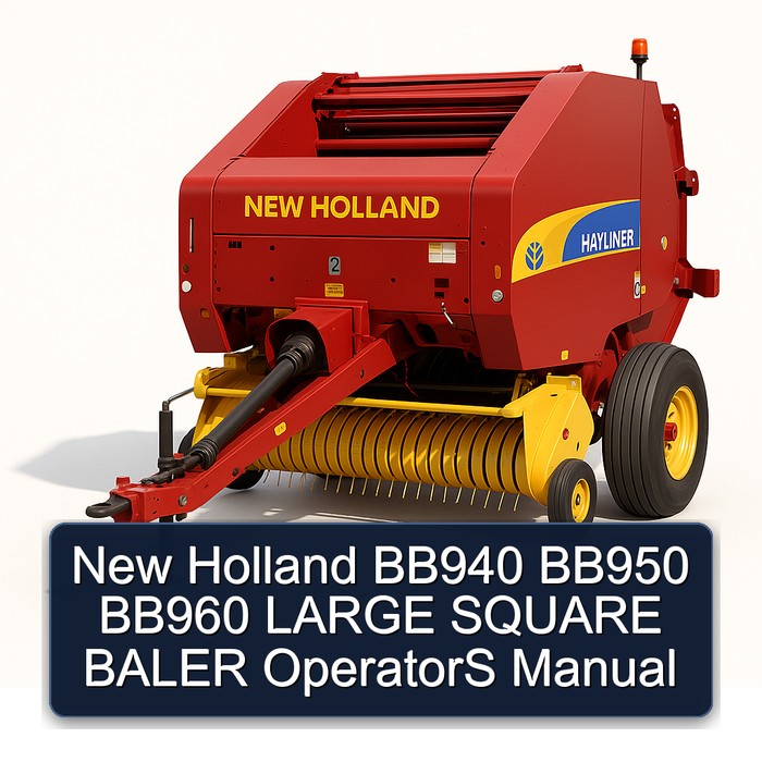 Manual del Operador - Empacadora Cuadrada Grande New Holland BB940 BB950 BB960