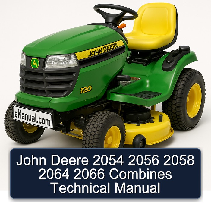 John Deere Mähdrescher 2054, 2056, 2058, 2064, 2066: Technisches Handbuch