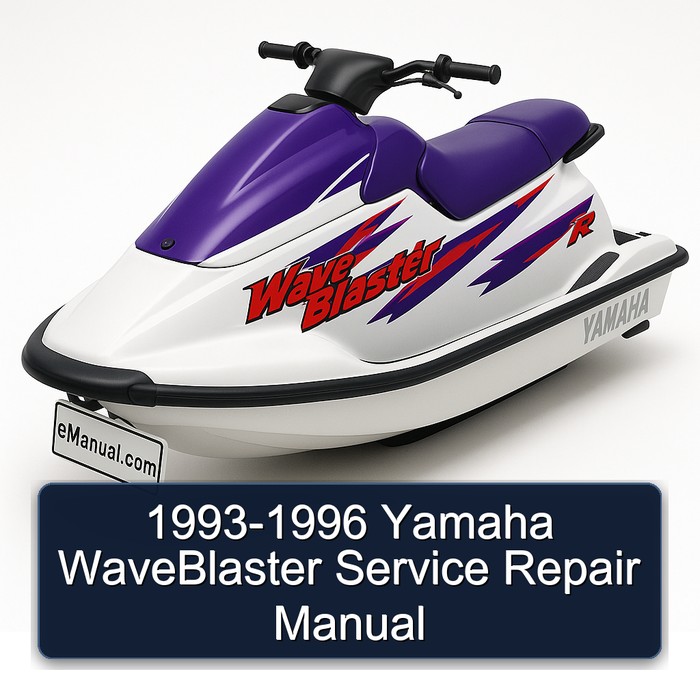 1993-1996 Yamaha WaveBlaster Manual de servicio y reparación