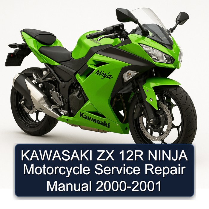 KAWASAKI ZX 12R NINJA Motorcycle Service Repair Manual 2000-2001