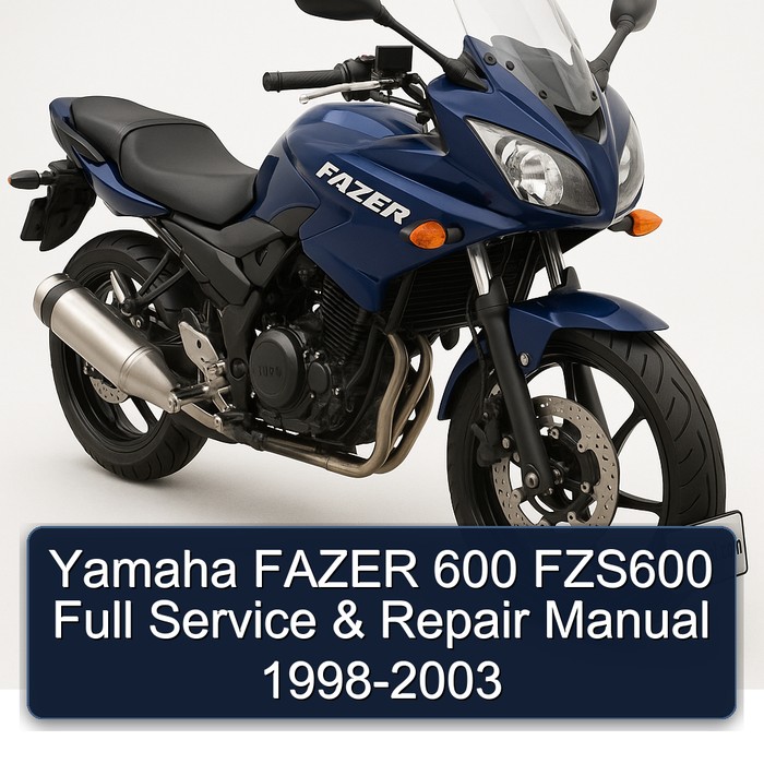 Yamaha FAZER 600 FZS600 Full Manual de servicio y reparación 1998-2003