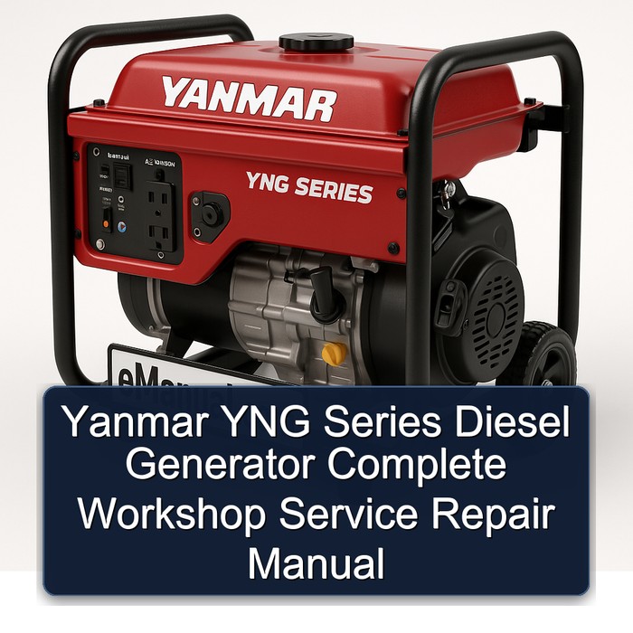 Yanmar YNG Series Diesel Generator Complete Workshop Service Repair Manual