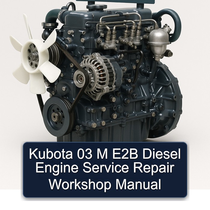 Kubota 03 M E2B Diesel Engine Service Repair Workshop Manual 