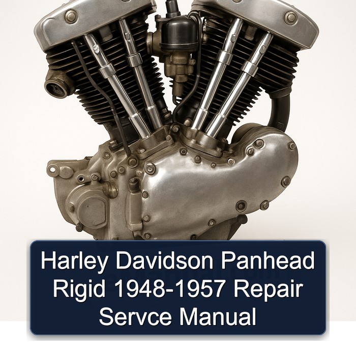 Harley Davidson Panhead Rigid 1948-1957 Repair Servce Manual 