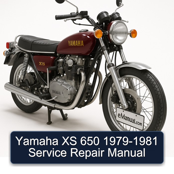 Yamaha XS 650 1979-1981 Service Repair Manual