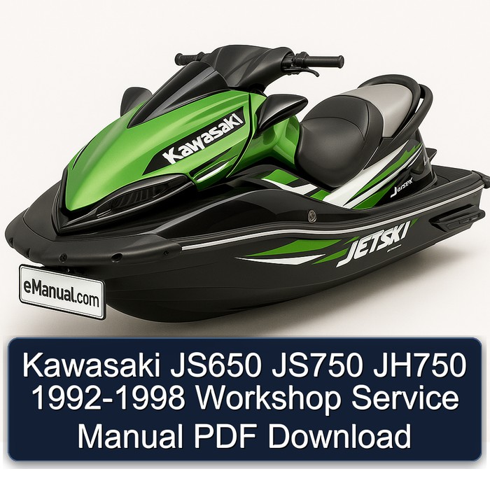 Kawasaki JS650 JS750 JH750 1992-1998 Workshop Service Manual PDF Download