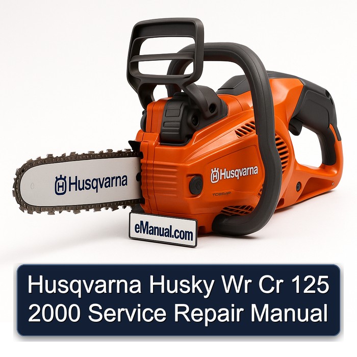 Husqvarna Husky Wr Cr 125 2000 Manual de servicio y reparación