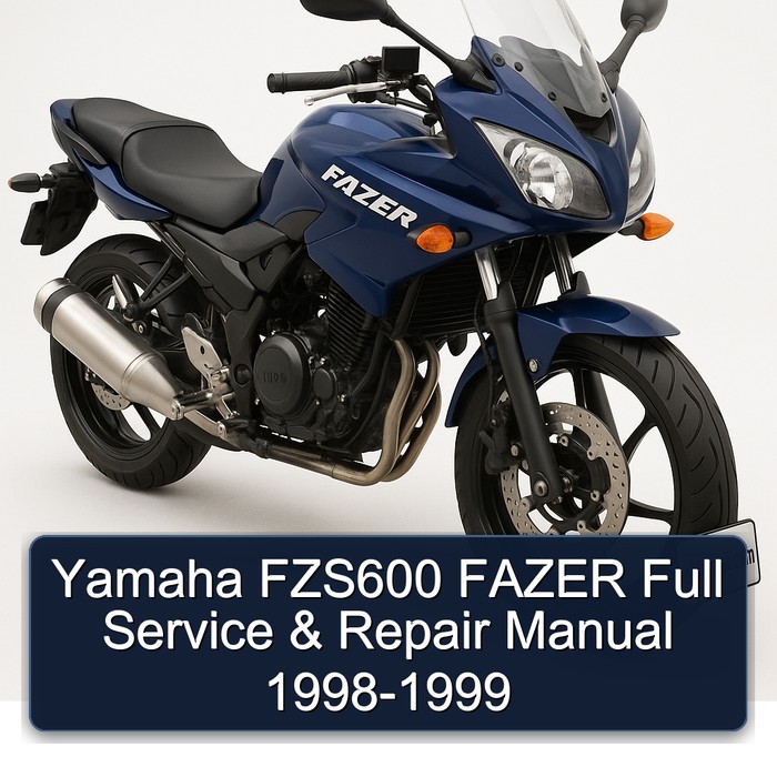 Yamaha FZS600 FAZER Full Service & Repair Manual 1998-1999 